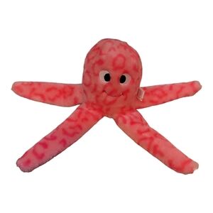 ZippyPaws Pink Octopus Plush Dog‎ Toy Squeaky